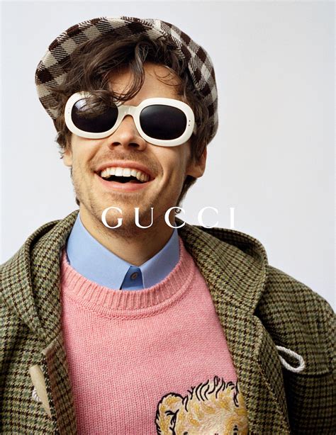 harry styles blue gucci dress|Harry Styles Gucci campaign.